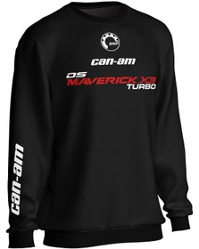 Resim Brp Can-Am Maverick X3 Ds Turbo Sweatshirt - Red / XL 