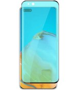 Resim Huawei P40 Pro 3D Kavisli Tam Kaplayan Polymer Nano Ekran Koruma - Siyah 