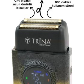 Resim Trina Professional Tıraş Makinesi Gold TRNSKLKS0023GOLD 