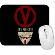 Resim Baskı Dükkanı V For Vendetta Afiş Mouse Pad 