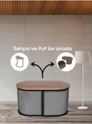 Resim Evo Fonksiyonel Sehpalı Puf Antrasit 