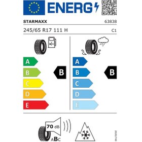 Resim Starmaxx 245/65R17 111H TL Rf W870 Kış Lastiği 2024 