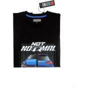 Resim Over Size Mavi Tshirt 