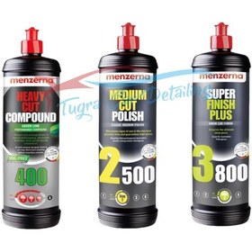 Resim Menzerna Yeşil Seri 400 Pasta-2500-3800 1 L Set 