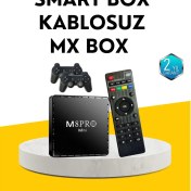 Resim M8PRO Android Tv Box ve Retro Oyun Konsolu – 10K Ultra Hd Görüntü 