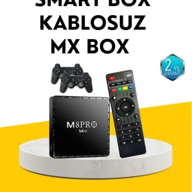 Resim M8PRO Android Tv Box ve Retro Oyun Konsolu – 10K Ultra Hd Görüntü 