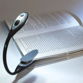 Resim Kitap Okuma Işığı LED Booklight Kıskaçlı Pilli Model LED Işık 