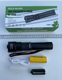 Resim Gold Sılver 10w Profesyonel Şarjlı Ledli Elfeneri 