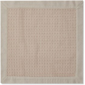 Resim Bej Geometrik Desenli 4lü Peçete Seti 