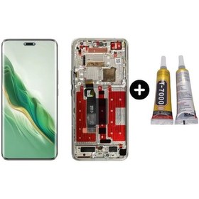 Resim Huawei Honor Magic 6 Pro Uyumlu Çıtalı Oled Lcd Ekran Dokunmatik + B7000 