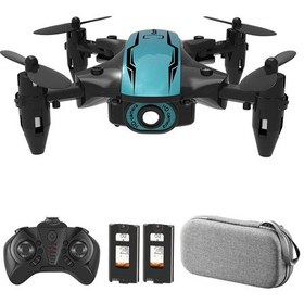 Resim Wezone Başlangıç Seviyesi İçin Katlanabilir Rc Drone: Hız Kontrolü Ve Kafa Modu İle Çocuklar İçin Eğlenceli Oyuncak Çok Renkli 