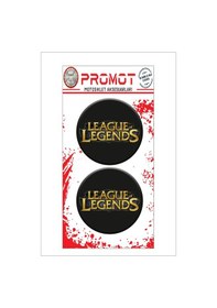 Resim League Of Legends Tasarımlı 3d Kabartmalı Damla Logo Sticker 5cm 02 