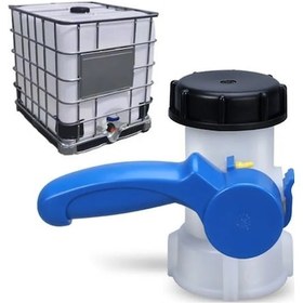 Resim Besthome1 Evrensel Dn40 Kapaklı Vana - Ibc Tankı Sızdırmaz Çıkış Valfi, 62mm 