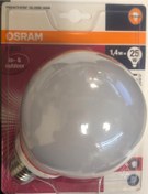 Resim Ecolite Osram Led Globe G95 Ampul Red 1,4w 