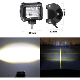 Resim Knmaster Panzer 30w Bar Tipi Motosiklet / Off Road Led Sis Farı 