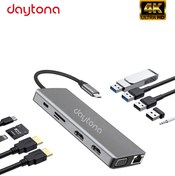 Resim Daytona Mst12-k Macbook Uyumlu Type-c™ Usb-c To 2* Usb3.0-2*usb2.0 1000mbps Rj45 Çevirici Hub Adaptör 