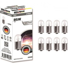 Resim Wolfram R5W 67 Park Ampul 12V 5W 10 Adet 