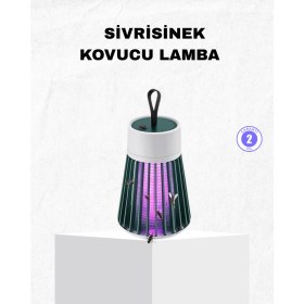 Resim Zero Land Nrzsnt Şarjlı Mor Işıklı Sivrisinek Öldürücü Lamba - Sessiz ve Kimyasal Içermez 