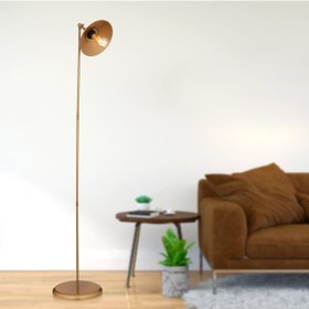 Resim Viola Eskitme Dekoratif Tasarım Retro Modern Metal Lambader 