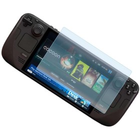 Resim Engo Steam Deck 7 inç Ekran Koruyucu Nano Şeffaf Oyun Konsolu 