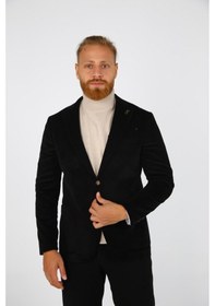Resim Brango 30151 Erkek Blazer Ceket Siyah 