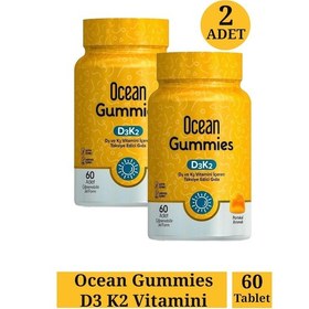 Resim Ocean Gummies D3 K2 Vitamini 2 x 60 Gummies 