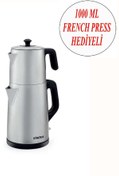 Resim Altabi Çay Makinesi İnox Gövde Ve 1000 ML Cam French Press 
