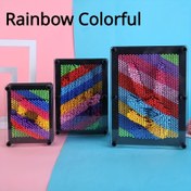 Resim Yaratıcı Gökkuşağı 3D El İmzası Klon Kalıbı - Renkli, Değiştirilebilir ve Kendi Kendine Kullanılabilir, Bireysel Hediyeler İçin Uygun, Üç Farklı Boyutta Mevcut: Büyük, Orta ve Küçük, El İmzası Sanatı | Yaratıcı El Sanatları | Canlı Tasarım, Oda Dekoru İçin Mükemmel 