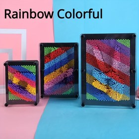 Resim Yaratıcı Gökkuşağı 3D El İmzası Klon Kalıbı - Renkli, Değiştirilebilir ve Kendi Kendine Kullanılabilir, Bireysel Hediyeler İçin Uygun, Üç Farklı Boyutta Mevcut: Büyük, Orta ve Küçük, El İmzası Sanatı | Yaratıcı El Sanatları | Canlı Tasarım, Oda Dekoru İçin Mükemmel 