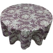 Resim Panama Keten (Sıvı İtici,Leke Tutmaz ) ,Yuvarlak ,Yemek Masası Ör (464937417) 