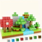 Resim 48/85/104/154 adet Gençlerin Oyuncak, Manyetik Küp Oyunu, DIY Orman Sahnesi, Yapı Taşları, Yaratıcı Oyun, İmajinasyonu Katlar, 3 Yaş Üstü Gençler İçin Uygun, Gündüz, Okul Dönemi Hediyesi 