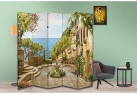 Resim Manzara Temalı Özel Tasarım Paravan Room Divider PRV1277, 180 x 180 