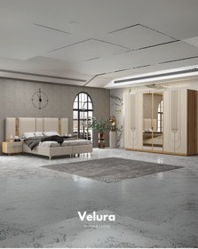 Resim Kelebek Modern 6 Kapaklı Aynalı Gardırop Dolap 