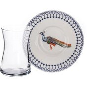 Resim Tulu Heybeli 12 Parça Çay Seti Db1180 