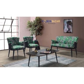 Resim Mobilyabazari Elfida Çay Seti (Salon, Balkon, Ofis) 2+1+1 