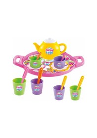 Resim 01593 Candy Tepsili Çay Set Sarı 