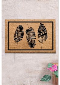 Resim Co Co Stol 40x60 cm Doğal Ko ko Kıl paspas,Hindistan Naturel Kapı Önü Paspası 