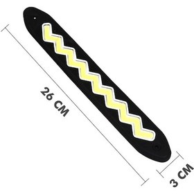 Resim Mega Oto Market Zigzag Şerit Gündüz Ledi Farı Su Geçirmez Beyaz Işık 