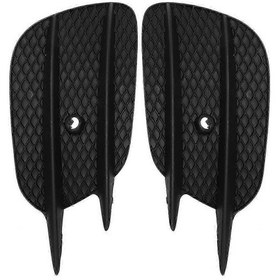 Resim E Class W213 E200 E260 16-20 A2138856800 A2138 İçin 2x Araç Ön Tampon Sis Farı Izgarası Izgara Kapağı 