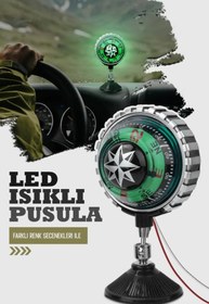 Resim Tiger Marketing Işıklı Büyük Boy Universal Pusula 