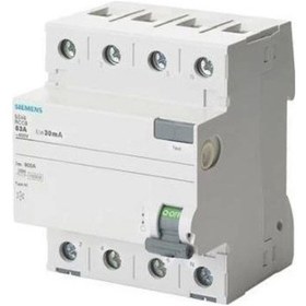 Resim Siemens 3x40a 30 Ma Kaçak Akım Rolesi 70mm Yeni Tip 