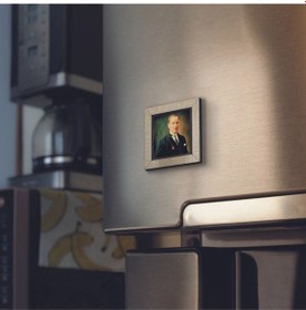 Resim Mustafa Kemal Atatürk Baskılı Mdf Magnet 7x7 346 