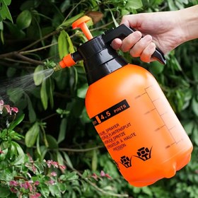 Resim Sarı Plastik Pnömatik Pompalı Sıvazcı - Ağaç Bakımı, Bitki Sulama, Dezenfeksiyon ve Temizlik için Ayarlanabilir Nozul ile Elde Taşınabilir Bahçe Sulama Çantası | Canlı Etiket Tasarımı | Dayanıklı Plastik Sıvazcı 