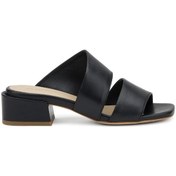 Resim Terlik Kadın 87P1 Frau NAPPA Leather Nero 