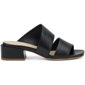 Resim Terlik Kadın 87P1 Frau NAPPA Leather Nero 