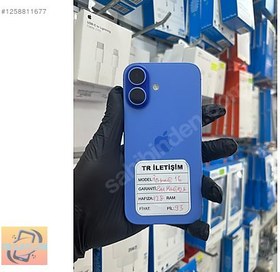Resim Apple iPhone 16 İkinci El YD | 128 GB | Laciverttaş 