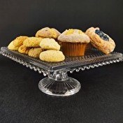 Resim DigitHome Cam Kek ve Pasta Sunum Standı Kare 25 Cm – SN.KRR.001 C1-1-288 