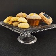 Resim DigitHome Cam Kek ve Pasta Sunum Standı Kare 25 Cm – SN.KRR.001 C1-1-288 