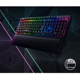 Resim Razer BlackWidow V3 Pro Sarı Switch Kablosuz RGB İngilizce Mekanik Oyuncu Klavye 