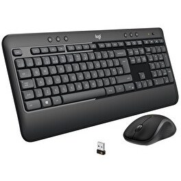 Resim Logitech MK540 920-008687 Kablosuz Siyah Klavye & Mouse Set 
